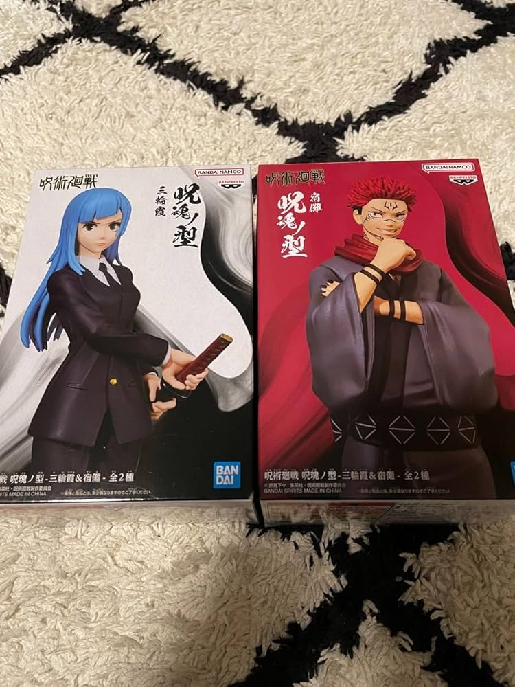 Amazon.co.jp: 呪術廻戦 呪魂ノ型 三輪霞&宿儺 2点セット : おもちゃ